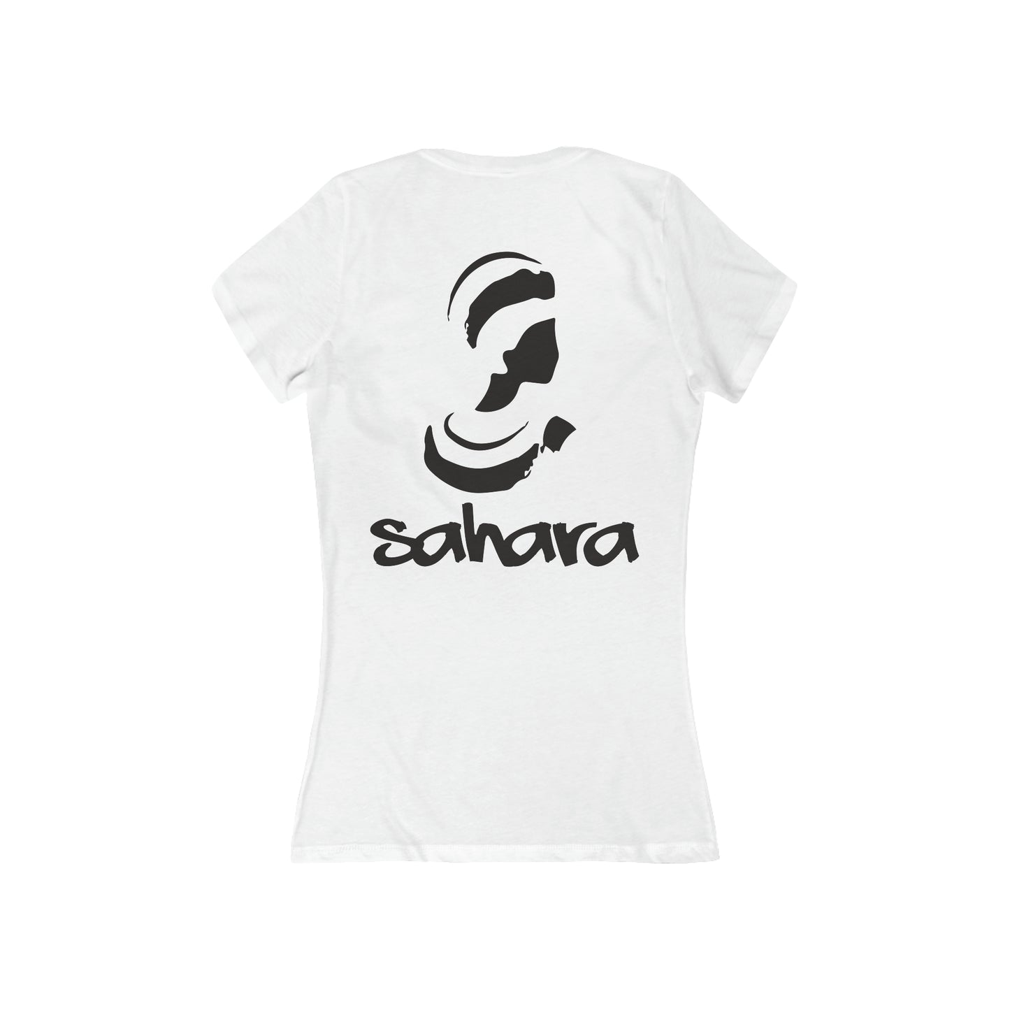 Women's Jersey Short Sleeve Deep V-Neck Tee