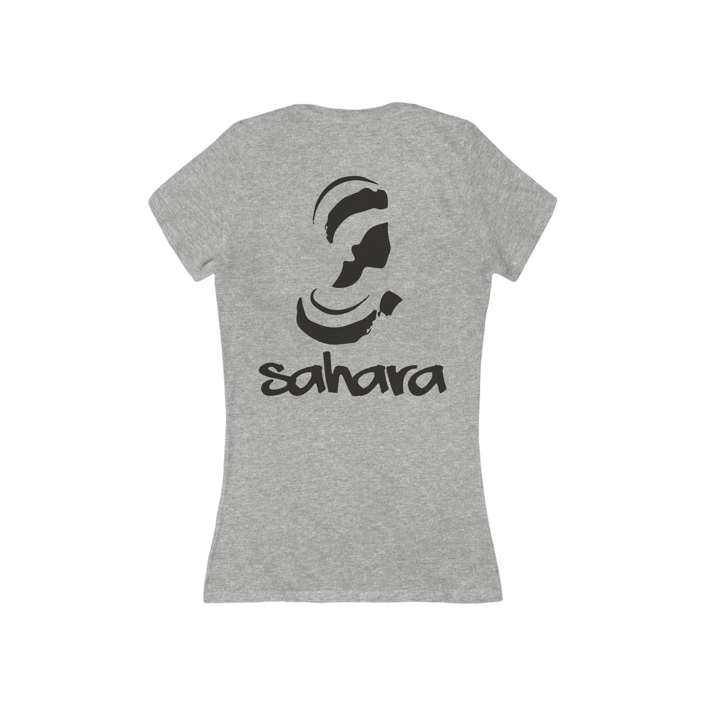 Women's Jersey Short Sleeve Deep V-Neck Tee